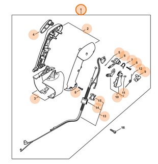 Rękojeść manipulacyjna, Stihl 42827901305