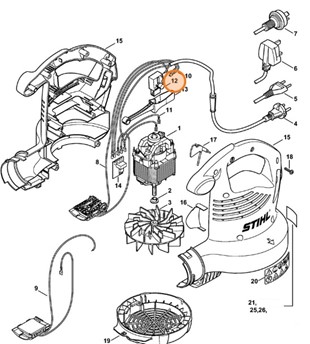 Przełącznik, Stihl 48114350301
