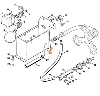 Pojemnik wodny, Stihl 47076706000