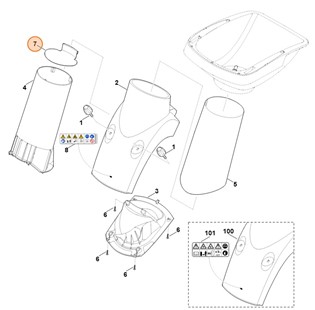 Guma wtryskowa, Stihl 60117068400