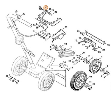Śruba skrzydełkowa, Stihl 42237109300