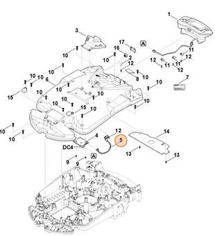 Wiązka przewodów (stop), Stihl 63094403080