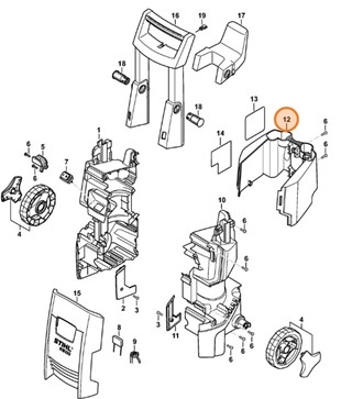 Osłona tylna, Stihl 47877905101