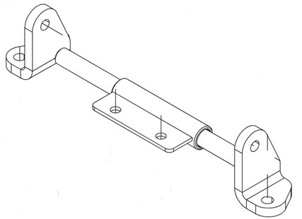 Wspornik do stojaka (RM881), Orec 0322-1060H  