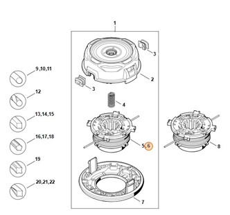 Szpula zamienna, Stihl 40037133001 