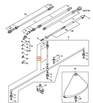 Rura przedłużeniowa, Stihl 42555000302