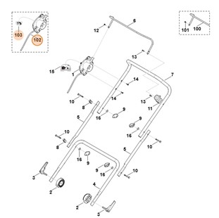 Wyłącznik samoczynny EUR, Stihl 62914300405