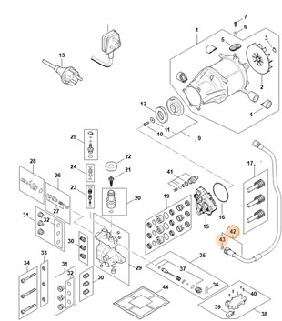 Wąż wysokociśnieniowy, Stihl RE016700801