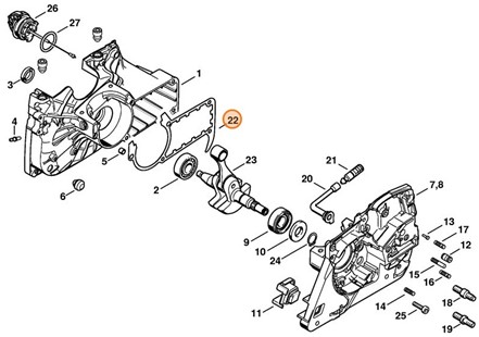 Uszczelka, Stihl 11350290500