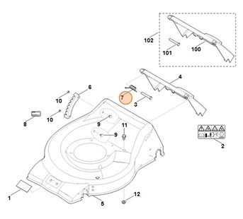 Sprężyna kątowa, Stihl 63507084500