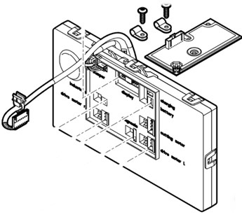 Zespół modułu elektronicznego