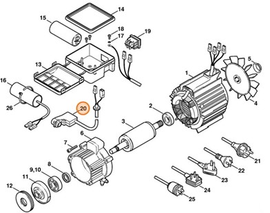 Przełącznik, Stihl 47374300500