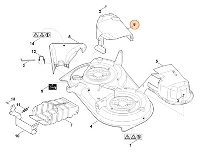 Osłona prawa, Stihl 61657802030