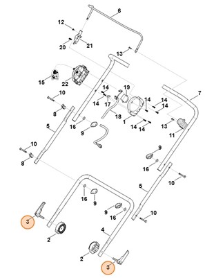 Dźwignia naprężająca, Stihl 62917405300
