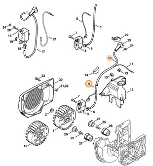 Wiązka kabli, Stihl 42234403001