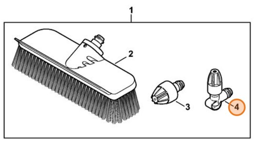 Dysza, ugięta, Stihl 49005006306