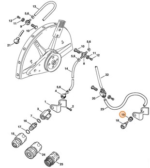 Nakrętka kołpakowa, Stihl 42017083100