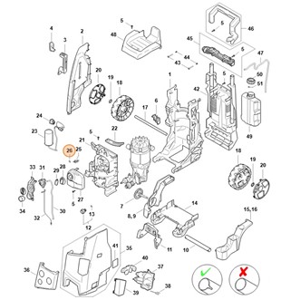 Okrągły pierścień uszczelniający N10,77x2,62-NBR60, Stihl 96459457576