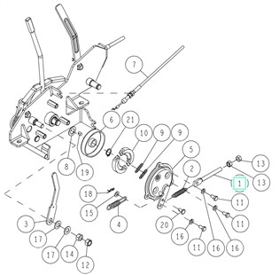 Śruba sprężyny, Orec 0207-72300 