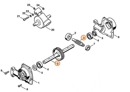 Ślimak, Stihl 46016407100
