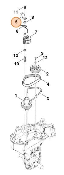 Dźwignia naprężająca, Stihl 62417117401