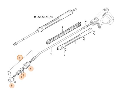Głowica natryskowa, Stihl 49255003810