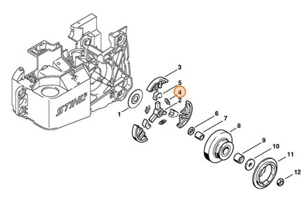 Sprężyna naciągowa, Stihl 00009970911