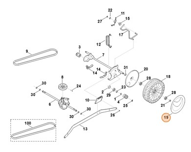 Kołpak koła, Stihl 63757040311