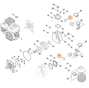  Uszczelka, Stihl VB037090400