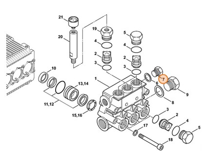 Śruba zamykająca, Stihl 47477085800