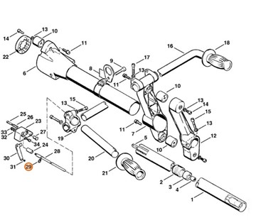 Pierścień zabezpieczający 8x0,8, STIHL 94556210570