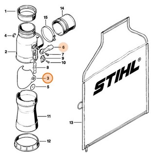 Klapa sterująca, Stihl 42035007000