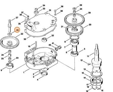 Podkładka, Stihl 00009581410