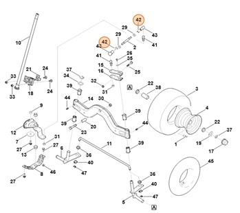 Pałąk zabezpieczający, Stihl 96660037016