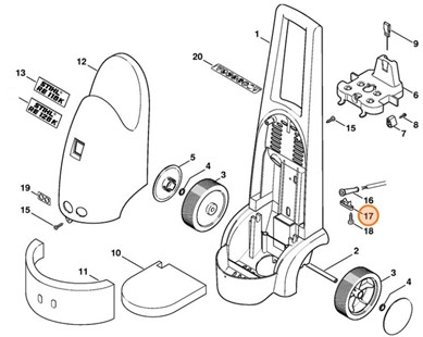 Ściągacz do wiąznia kabli, Stihl 47384312500