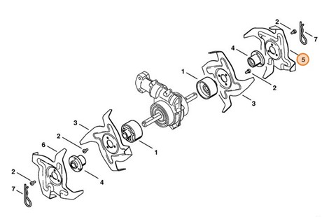 Nóż gwiaździsty, Stihl 46017134000