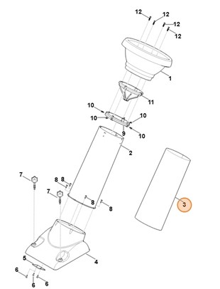 Płaszcz tłumiący, Stihl 69037063006