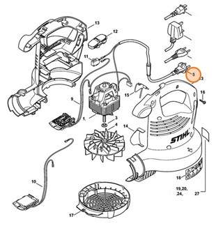 Wiązka kabli Europa, Stihl 48114403005
