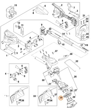 Koło łopatkowe wentylatora, Stihl FA056003200