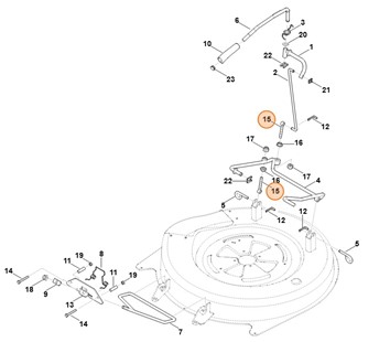 Śruba oczkowa M10x75, Stihl 91690212510
