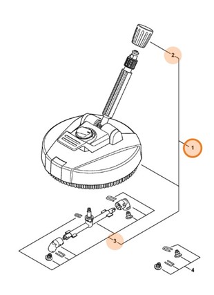 Urządzenie towarzyszące do czyszczenia R, Stihl 49105003904