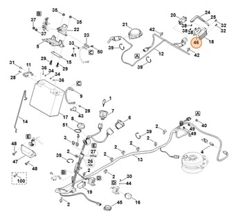 Wyłącznik zasilania, Stihl 60014300210
