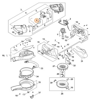 Przełącznik, Stihl SA024300500