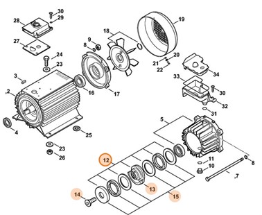 Tarcza zataczająca, Stihl 47807608700