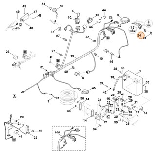 Bezpiecznik wtykowy 15A, Stihl 07510315003