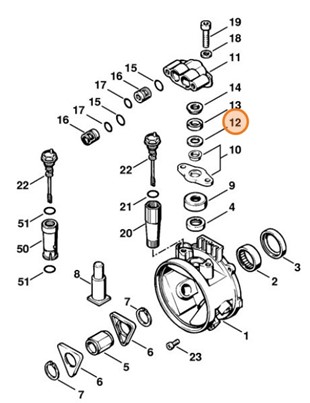 Pierścień uszczelniający, Stihl 47037092000