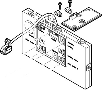 Zespół modułu elektronicznego