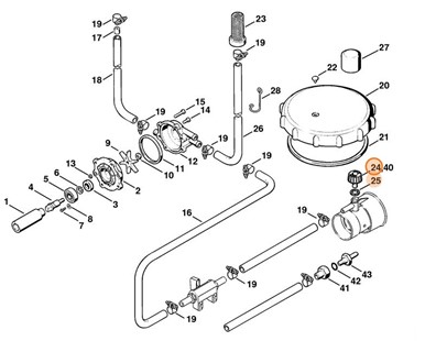 Dysza Ø 0,5 mm, Stihl 42037006311