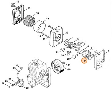 Uszczelka, Stihl 42031290901