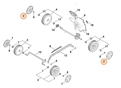 Kołpak, Stihl 00007040315